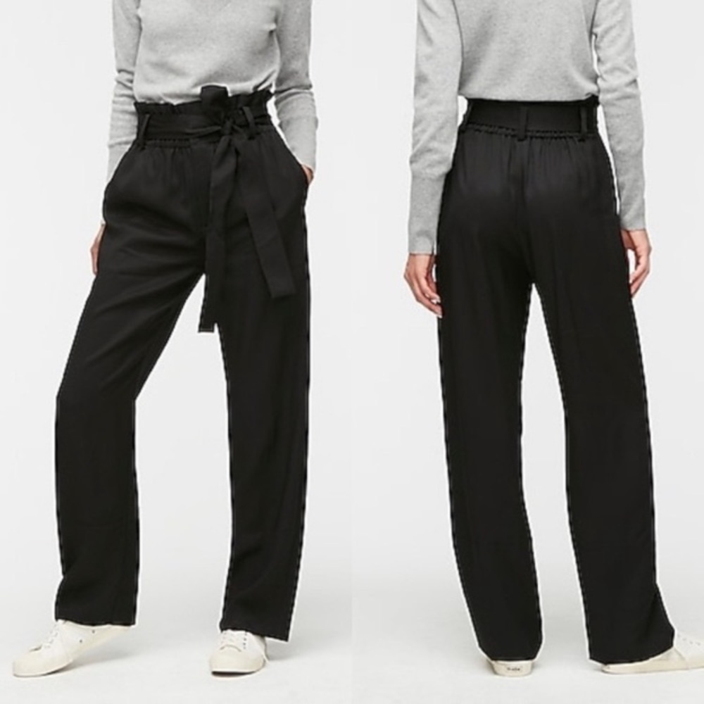 NWT J. Crew Point Sur Paperbag Wide-Leg Pants